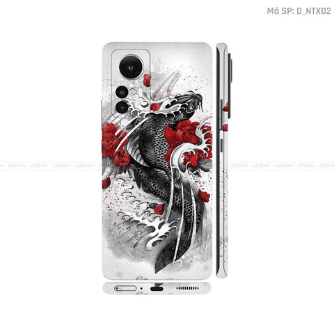Dán Skin Xiaomi 12 Series Hình Tattoo | D_NTX02