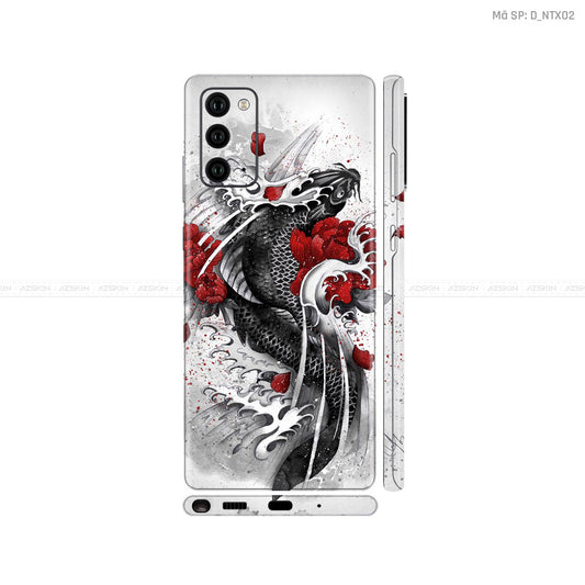 Dán Skin Galaxy Note 20 Series Hình Nghệ Thuật Xăm Cá Chép | D_NTX02