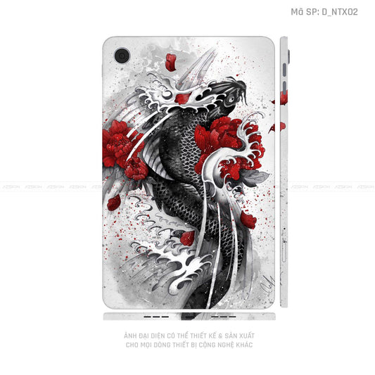 Dán Skin Máy Tính Bảng Oppo Pad Series Hình Tattoo Cá Chép | D_NTX02