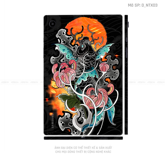 Dán Skin Galaxy Tab A Series Hình Cá Chép | D_NTX03