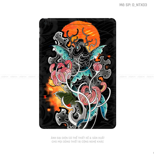 Dán Skin IPad Gen Series Hình Cá Chép | D_NTX03
