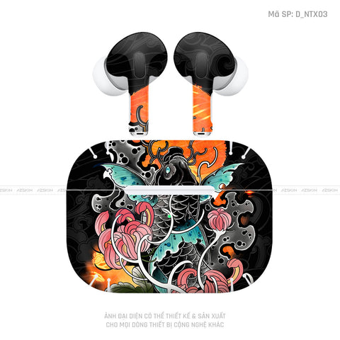 Dán Skin Tai Nghe Airpod 3 Hình Cá Chép | D_NTX03