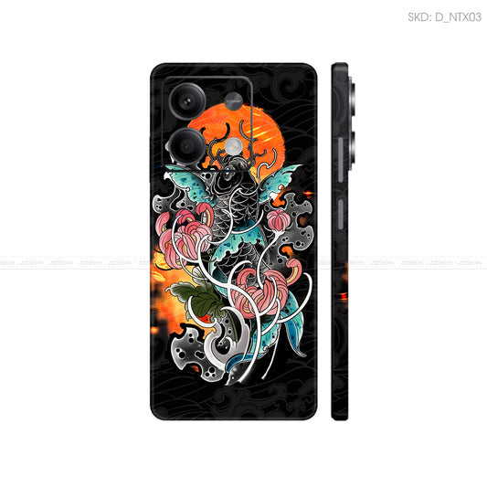 Dán Skin Điện Thoại Xiaomi Redmi 13 Series Hình Nghệ Thuật Xăm | D_NTX03