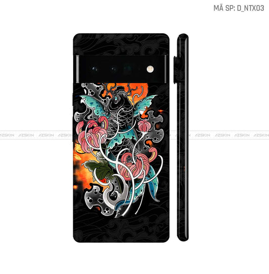 Dán Skin Google Pixel 6 Series Hình Nghệ Thuật Xăm | D_NTX03