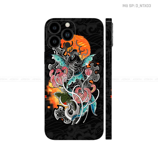 Dán Skin IPhone 14 Series Hình Nghệ Thuật Xăm | D_NTX03