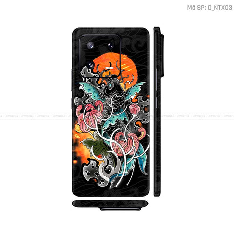 Dán Skin Xiaomi 13 Series Hình Tattoo | D_NTX03