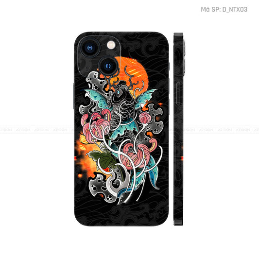 Dán Skin IPhone 14 Series Hình Nghệ Thuật Xăm | D_NTX03