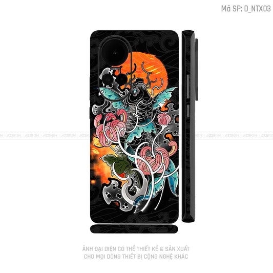 Dán Skin Điện Thoại OPPO Reno Series Hình Nghệ Thuật Xăm | D_NTX03