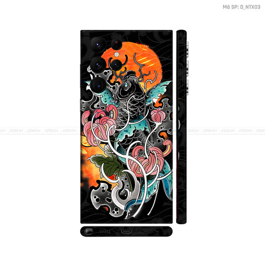 Dán Skin Galaxy S22 Series Hình Cá Chép | D_NTX03