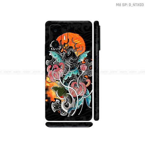 Dán Skin Xiaomi 11 Series Hình Tattoo | D_NTX03