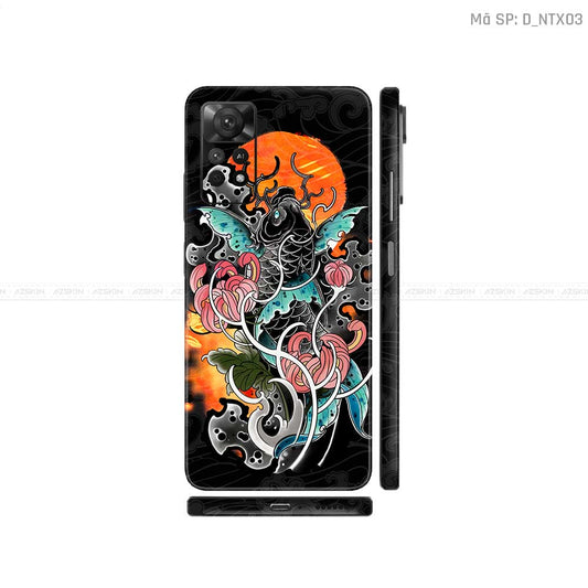 Dán Skin Xiaomi Redmi Note 11 Series Hình Tattoo | D_NTX03