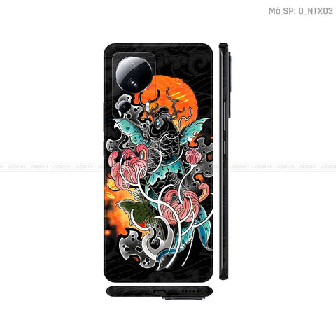 Dán Skin Xiaomi 13 Series Hình Tattoo | D_NTX03