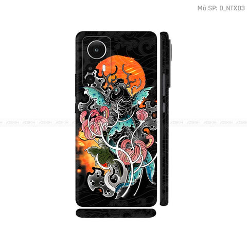 Dán Skin Xiaomi 12 Series Hình Tattoo | D_NTX03
