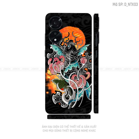 Miếng Dán Skin Điện Thoại OPPO A Series Hình Tattoo | D_NTX03