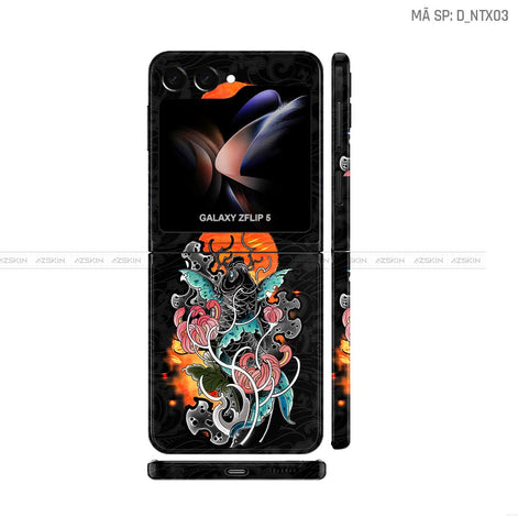 Dán Skin Galaxy Z Flip5 Hình Cá Chép | D_NTX03