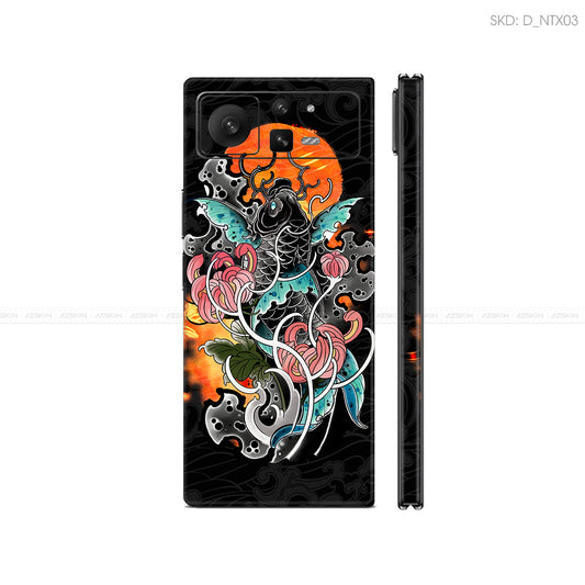 Dán Skin Điện Thoại Xiaomi Mix Fold Series Hình Nghệ Thuật Xăm | D_NTX03
