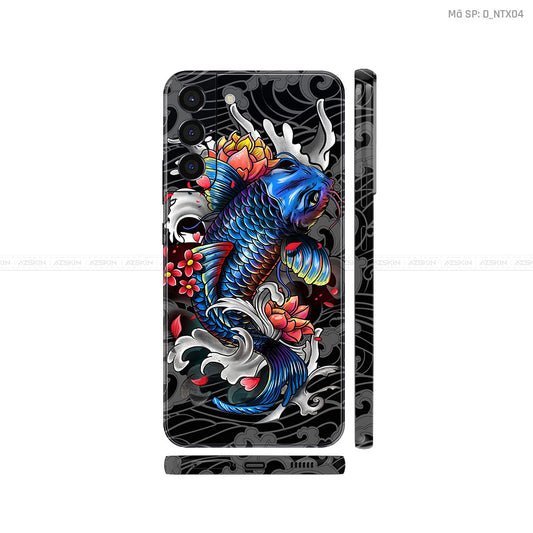 Dán Skin Galaxy S22 Series Hình Cá Chép | D_NTX04