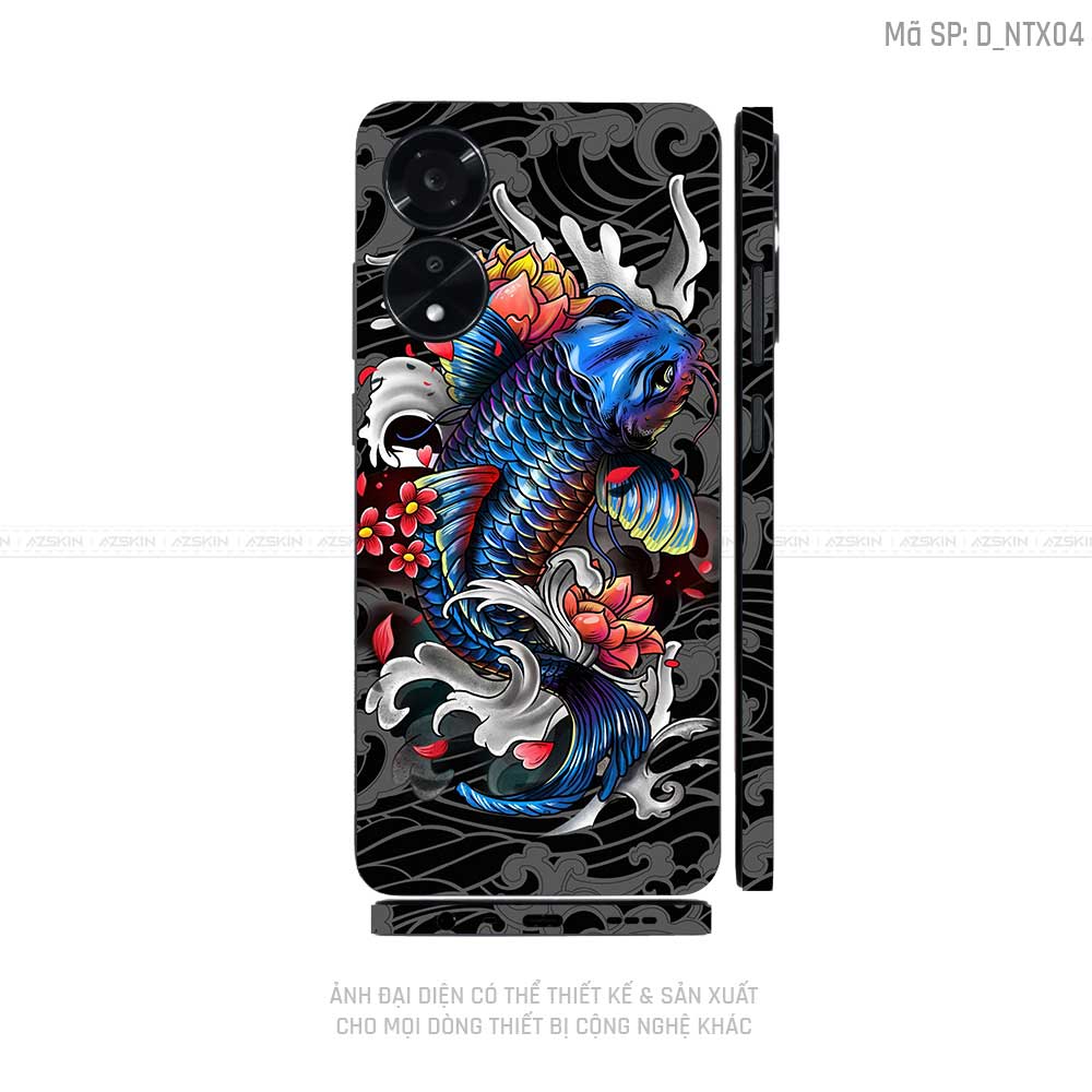 Miếng Dán Skin Điện Thoại OPPO A Series Hình Tattoo | D_NTX04