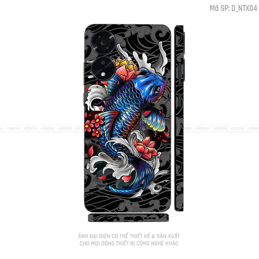 Miếng Dán Skin Điện Thoại OPPO A Series Hình Tattoo | D_NTX04