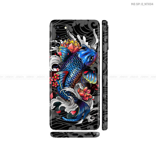 Dán Skin Galaxy S20 Series Hình Nghệ Thuật Xăm Cá Chép | D_NTX04