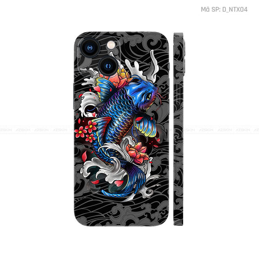 Dán Skin IPhone 14 Series Hình Nghệ Thuật Xăm | D_NTX04