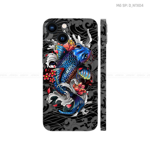 Dán Skin IPhone 14 Series Hình Nghệ Thuật Xăm | D_NTX04