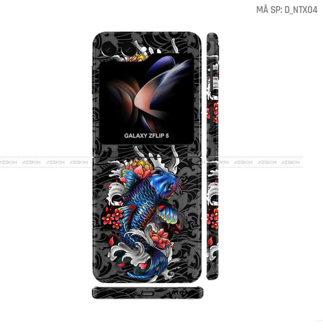 Dán Skin Galaxy Z Flip5 Hình Cá Chép | D_NTX04
