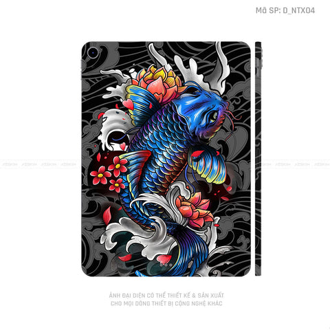 Dán Skin IPad Mini Series Hình Tattoo Cá Chép | D_NTX04