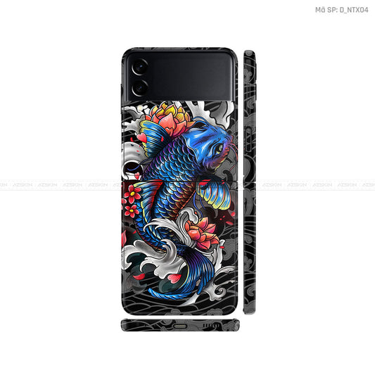 Dán Skin Galaxy Zflip3 Hình Cá Chép | D_NTX04