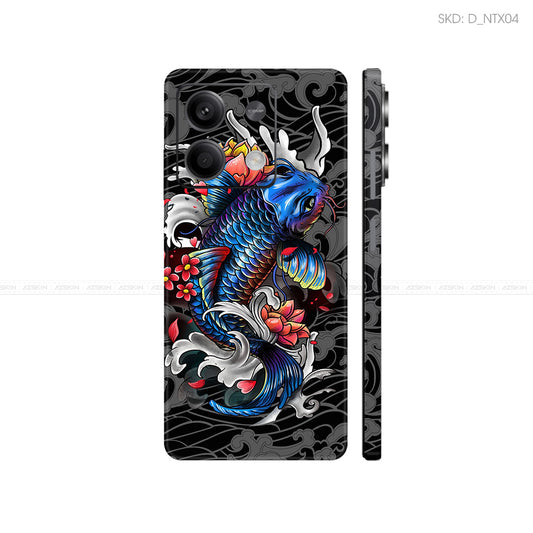Dán Skin Điện Thoại Xiaomi Redmi 13 Series Hình Nghệ Thuật Xăm | D_NTX04