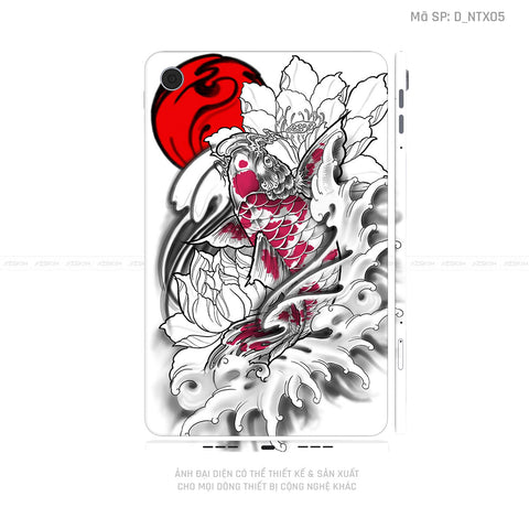 Dán Skin Máy Tính Bảng Oppo Pad Series Hình Tattoo Cá Chép | D_NTX05