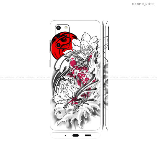 Dán Skin Galaxy S20 Series Hình Nghệ Thuật Xăm Cá Chép | D_NTX05