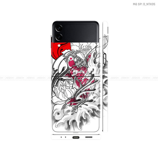 Dán Skin Galaxy Zflip4 Hình Cá Chép | D_NTX05