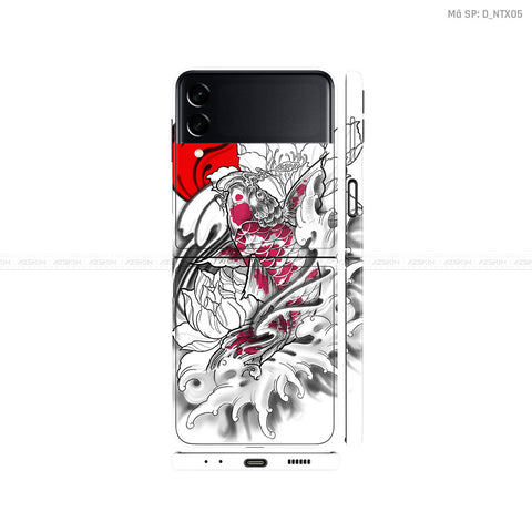 Dán Skin Galaxy Zflip4 Hình Cá Chép | D_NTX05