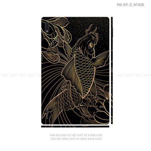 Dán Skin Galaxy Tab S9 Series Hình Tattoo Cá Chép | D_NTX06