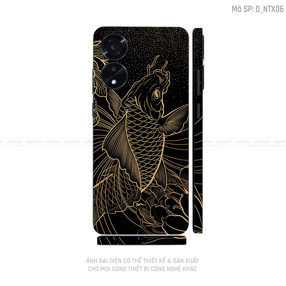Miếng Dán Skin Điện Thoại OPPO A Series Hình Tattoo | D_NTX06