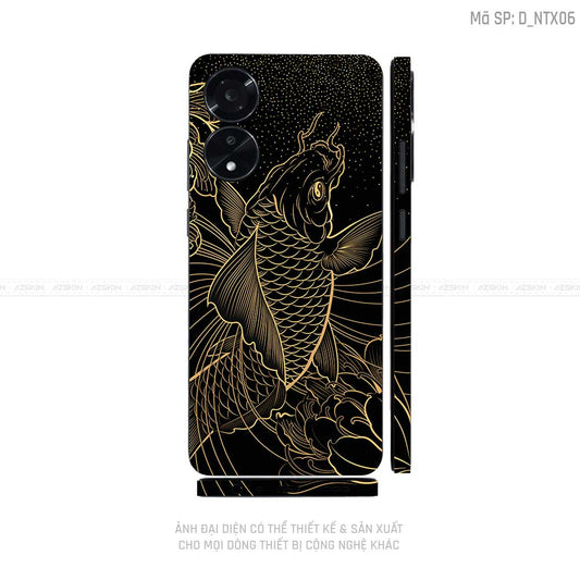 Miếng Dán Skin Điện Thoại OPPO A Series Hình Tattoo | D_NTX06
