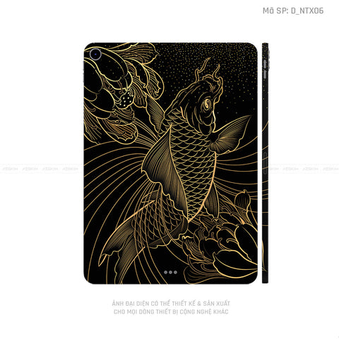 Dán Skin IPad Mini Series Hình Tattoo Cá Chép | D_NTX06