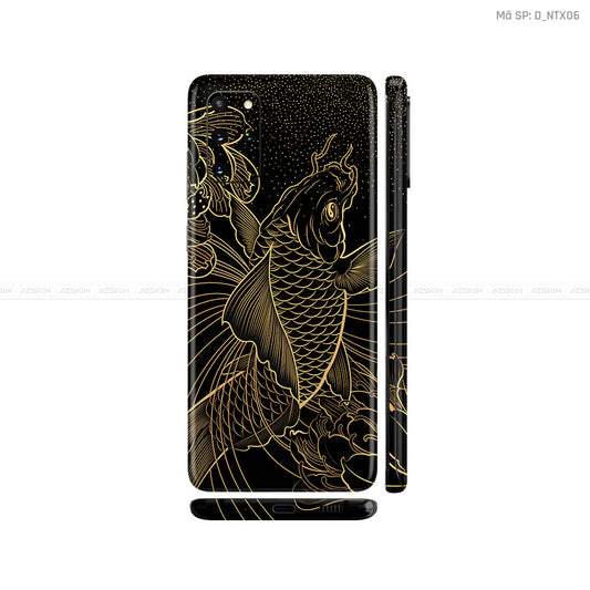 Dán Skin Galaxy S20 Series Hình Nghệ Thuật Xăm Cá Chép | D_NTX06