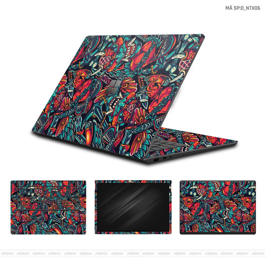 Dán Skin Laptop Surface Hình Nghệ Thuật Xăm | D_NTX06