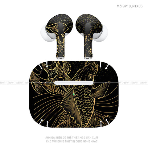 Dán Skin Tai Nghe Airpod 3 Hình Cá Chép | D_NTX06
