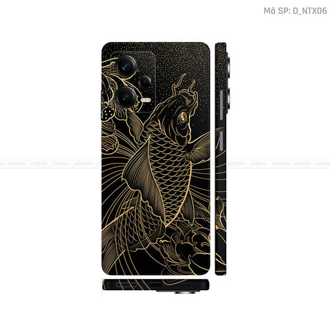 Dán Skin Xiaomi Redmi Note 12 Series Hình Tattoo | D_NTX06