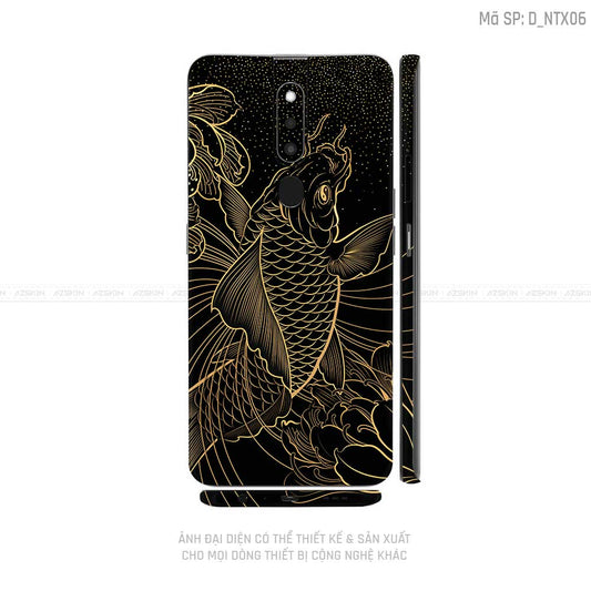 Miếng Dán Skin Điện Thoại OPPO F Series Hình Nghệ Thuật Xăm | D_NTX06