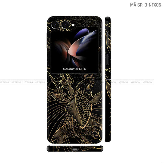 Dán Skin Galaxy Z Flip 7 Hình Cá Chép | D_NTX06