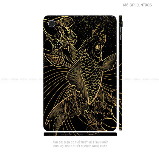 Dán Skin Máy Tính Bảng Oppo Pad Series Hình Tattoo Cá Chép | D_NTX06