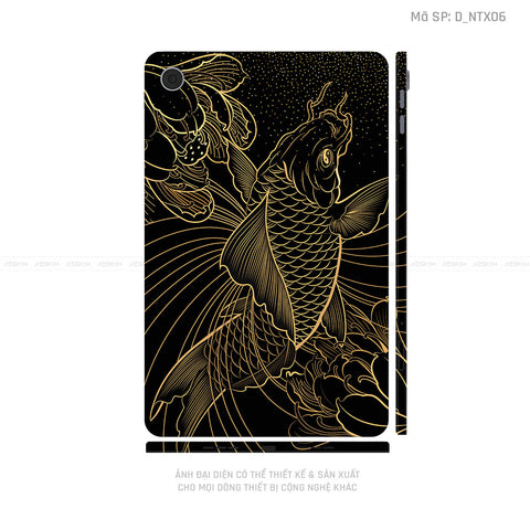 Dán Skin Máy Tính Bảng Oppo Pad Series Hình Tattoo Cá Chép | D_NTX06