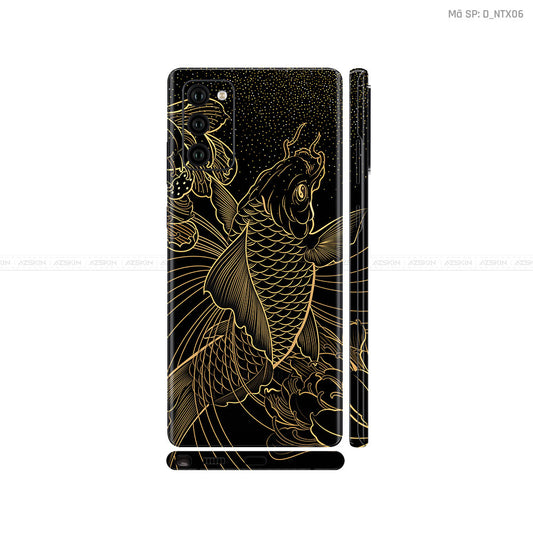 Dán Skin Galaxy Note 20 Series Hình Nghệ Thuật Xăm Cá Chép | D_NTX06