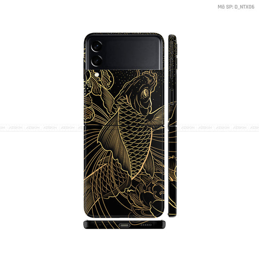 Dán Skin Galaxy Zflip4 Hình Cá Chép | D_NTX06