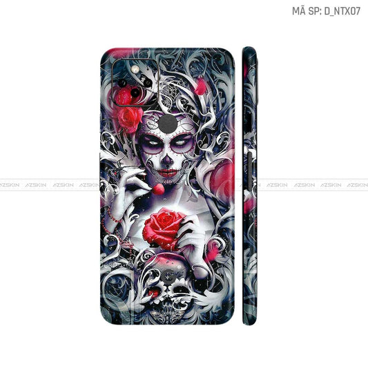 Dán Skin Google Pixel 5 Hình Nghệ Thuật Xăm | D_NTX07