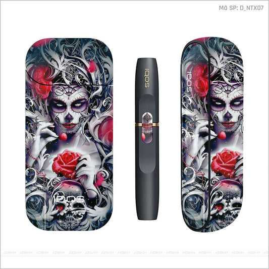 Dán Skin IQOS Hình Nghệ Thuật Xăm | D_NTX07